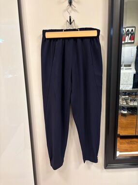 Aritzia Navy Tapered Elastic Waist Pants ( babaton)